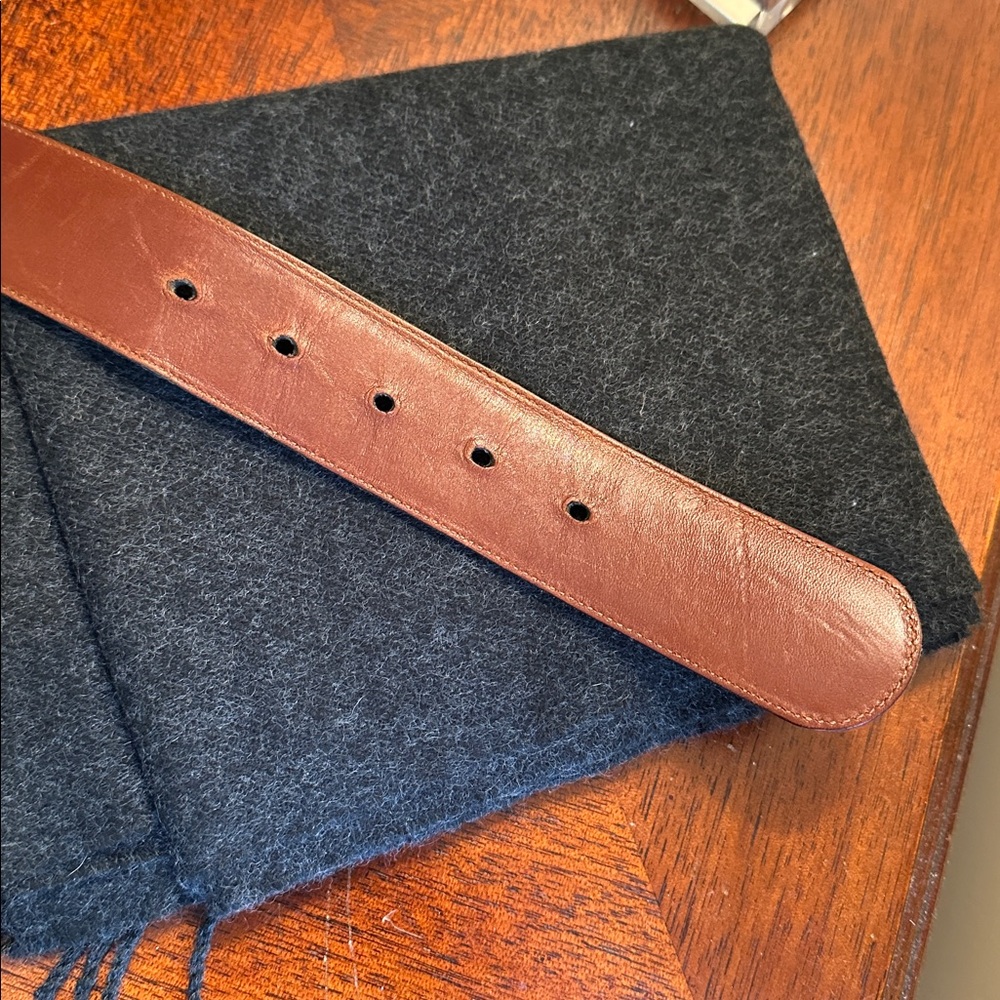 Coach EUC Vintage Black Leather Belt 8500, L - Made in USA - Picture 7 of 9